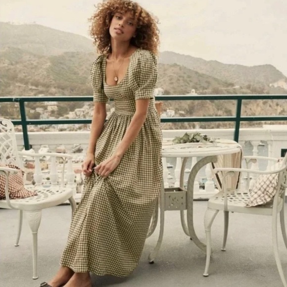Doen Dresses & Skirts - Doen gingham Kennedy dress